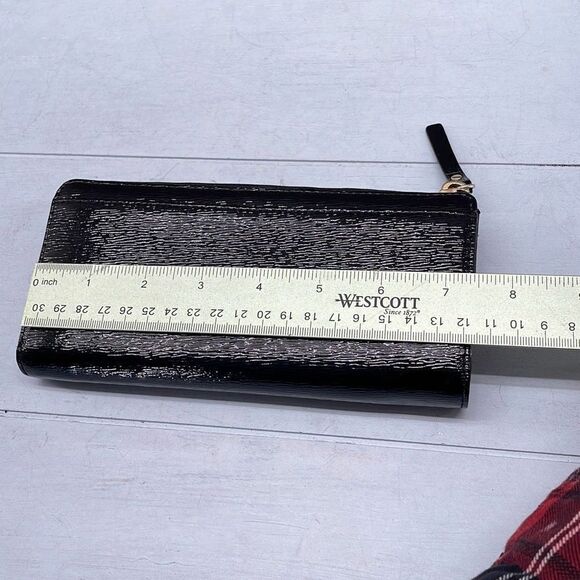Kate Spade Wallet Large Black Zip Clossure Multi Compartment Leather Lined‎ - Picture 4 of 9